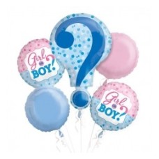 Boy or Girl Gender Reveal Balloon Arrangement